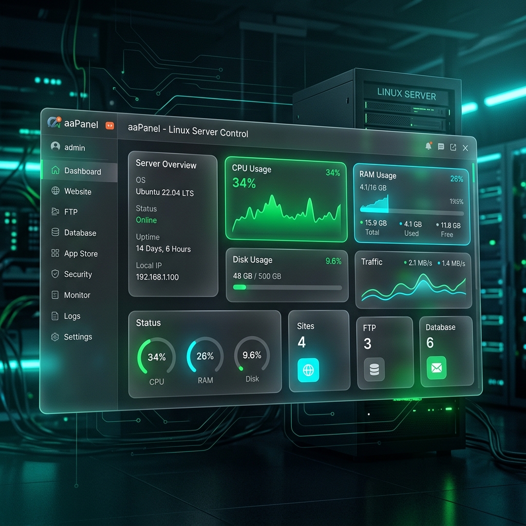 Hướng Dẫn Cài Đặt Hệ Quản Trị aaPanel Toàn Tập Trên Linux